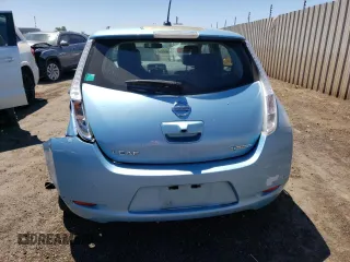 2015 Nissan LEAF SV with VIN 1N4AZ0CP2FC317178, listed as a Copart auction lot 59103363 with 54,840 mi miles. Bid and sale history available at carsss.com. Image 6.