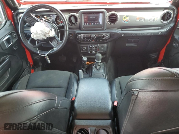 2021 Jeep Wrangler Unlimited Sport S with VIN 1C4HJXDN6MW685705, listed as a Copart auction lot 65996845 with 53,859 mi miles and Non repairable. Bid and sale history available at DreamBid. Image 8.