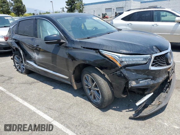 2021 Acura RDX Technology with VIN 5J8TC1H51ML012268, listed as a Copart auction lot 64498025 with 59,345 mi miles and Salvage title. Bid and sale history available at DreamBid. Image 4.