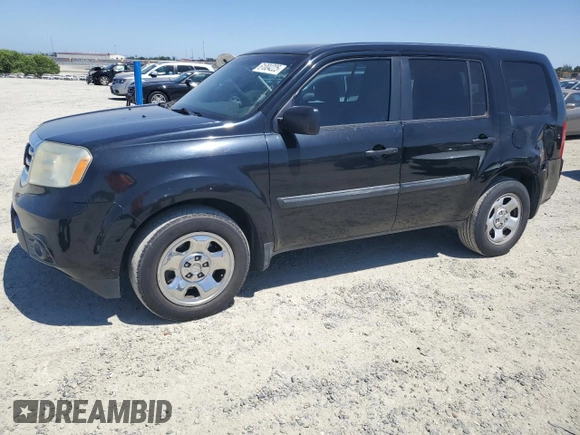 2012 Honda Pilot LX with VIN 5FNYF4H26CB065892, listed as a Copart auction lot 61004225 with 158,789 mi miles and Salvage title. Bid and sale history available at DreamBid. Image 1.