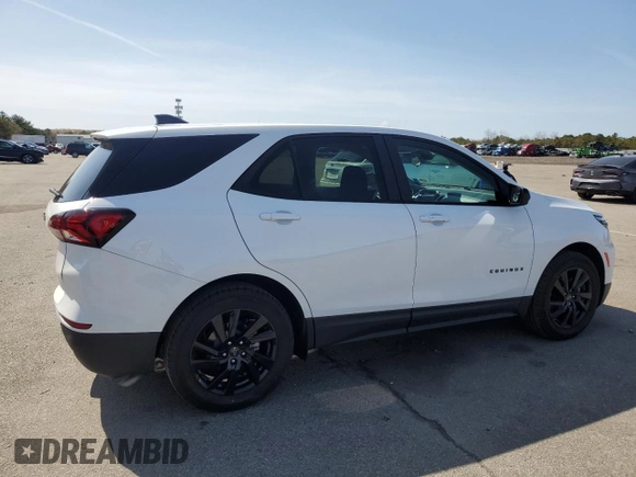 2024 Chevrolet Equinox LS with VIN 3GNAXHEG8RL368938, listed as a Copart auction lot 51263085 with 7,319 mi miles and Salvage Title. Bid and sale history available at DreamBid. Image 3.