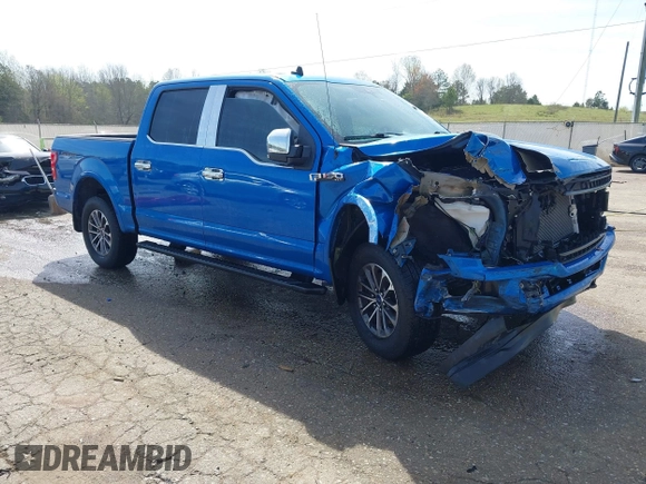 2019 Ford F-150 XL with VIN 1FTEW1EP0KFD47831, listed as a IAAI auction lot 41887760 with 106,495 mi miles and . Bid and sale history available at DreamBid. Image 1.