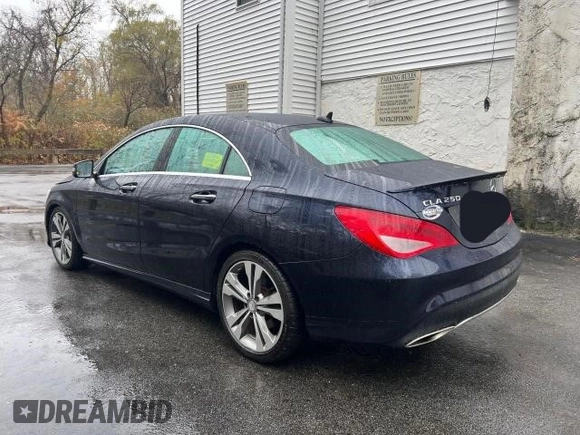 2017 Mercedes-Benz CLA 250 with VIN WDDSJ4GB4HN428405, listed as a Copart auction lot 76147663 with 57,097 mi miles and . Bid and sale history available at DreamBid. Image 3.