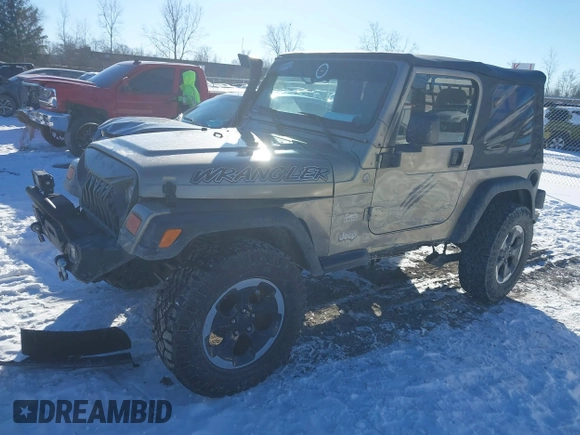 2004 Jeep Wrangler Sahara with VIN 1J4FA59S94P731123, listed as a IAAI auction lot 41288284 with 138,515 mi miles and . Bid and sale history available at DreamBid. Image 6.