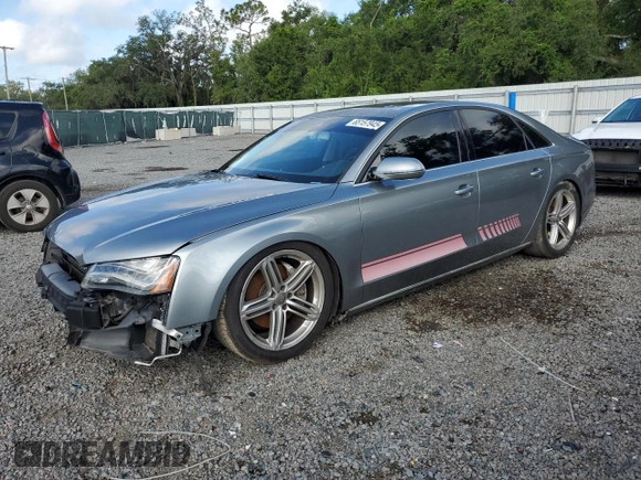 2013 Audi A8 3.0L with VIN WAUAGAFD6DN032313, listed as a Copart auction lot 65157945 with 100,194 mi miles and Clean title. Bid and sale history available at DreamBid. Image 1.
