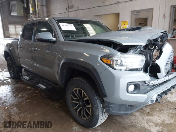 2021 Toyota Tacoma 4WD SR5 with VIN 3TMDZ5BNXMM111204, listed as a IAAI auction lot 41308159 with 46,024 mi miles. Bid and sale history available at carsss.com. Image 1.