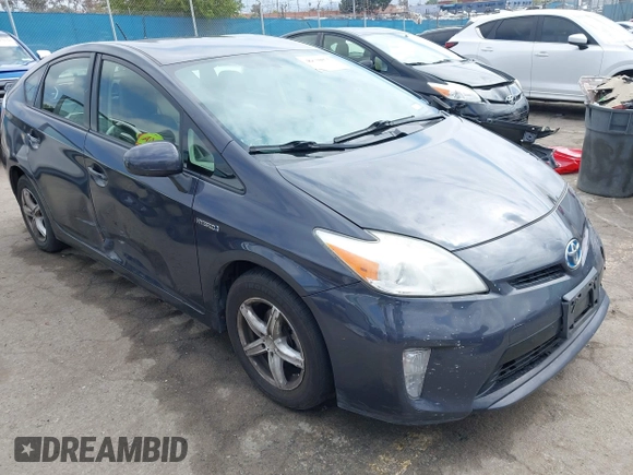 2013 Toyota Prius One with VIN JTDKN3DU4D5639287, listed as a IAAI auction lot 42130875 with 133,560 mi miles and . Bid and sale history available at DreamBid. Image 1.