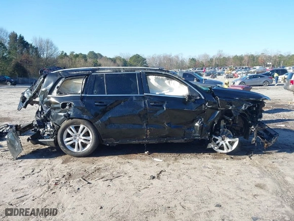 2017 Mercedes-Benz GLS with VIN 4JGDF6EE0HA818031, listed as a IAAI auction lot 41485226 with NaN miles. Bid and sale history available at carsss.com. Image 14.