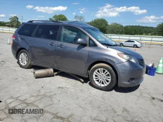 2012 Toyota Sienna XLE AAS with VIN 5TDYK3DC4CS197176, listed as a Copart auction lot 57942845 with Not provided miles and Salvage title. Bid and sale history available at DreamBid. Image 4.