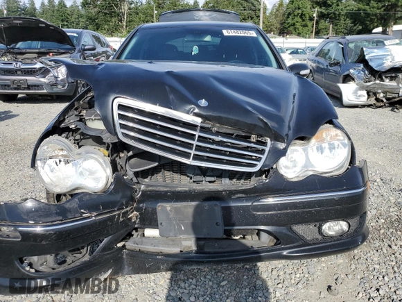 2006 Mercedes-Benz C 230 Sport z VIN WDBRF52H76F817671, wystawiony jako Copart lot #61482065 z przebiegiem 135 901 mil mil oraz Szkoda całkowita • Salvage title. Historia ofert i sprzedaży dostępna na DreamBid. Obrazek 5.