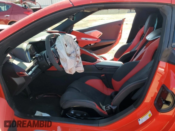 2023 Chevrolet Corvette 2LT with VIN 1G1YB2D44P5116636, listed as a Copart auction lot 74525944 with 2,027 mi miles and Salvage title. Bid and sale history available at DreamBid. Image 7.