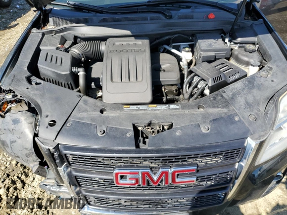 2015 GMC Terrain SLT with VIN 2GKFLXEK9F6366838, listed as a Copart auction lot 49909975 with 55,675 mi miles and Salvage Title. Bid and sale history available at DreamBid. Image 12.