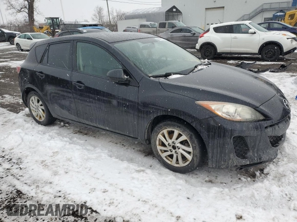 2013 Mazda 3 GX with VIN JM1BL1KF1D1729468, listed as a Copart auction lot 80479774 with 236,513 mi miles and Salvage Title. Bid and sale history available at carsss.com. Image 4.