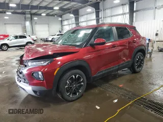 2021 Chevrolet TrailBlazer LT with VIN KL79MPSL3MB078386, listed as a Copart auction lot 46726515 with 78,328 mi miles and Salvage Title. Bid and sale history available at carsss.com. Image 1.