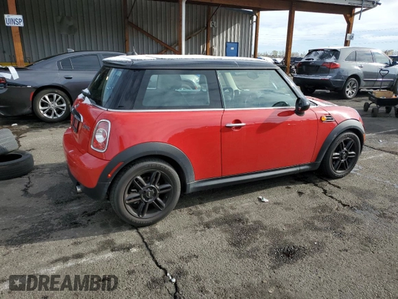 2013 MINI Hardtop with VIN WMWSU3C50DT372302, listed as a Copart auction lot 50600515 with 69,641 mi miles and Salvage Title. Bid and sale history available at DreamBid. Image 3.