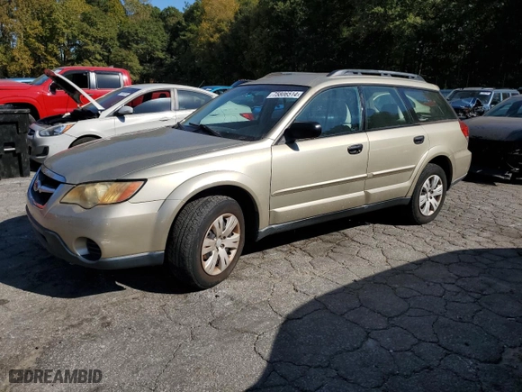 2008 Subaru Outback (Natl) with VIN 4S4BP60C487321779, listed as a Copart auction lot 75806514 with 278,064 mi miles and Clean Title. Bid and sale history available at carsss.com. Image 1.