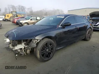 2017 Audi A7 Premium Plus with VIN WAUW2AFC3HN095337, listed as a Copart auction lot 85299184 with 41,949 mi miles and Salvage Title. Bid and sale history available at carsss.com. Image 1.