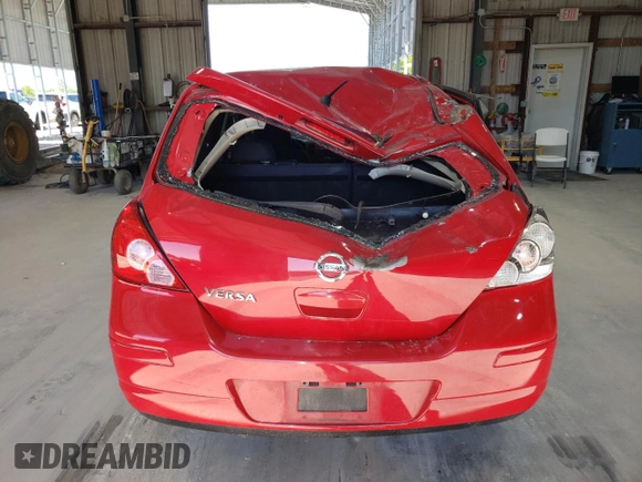 2009 Nissan Versa S with VIN 3N1BC13E39L418195, listed as a Copart auction lot 55244225 with 300,831 mi miles and Salvage title. Bid and sale history available at DreamBid. Image 6.