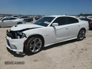 2021 Dodge Charger R/T z VIN 2C3CDXCT7MH553878, wystawiony jako Copart lot #56987805 z przebiegiem 56 465 mil mil oraz Szkoda całkowita • Salvage title. Historia ofert i sprzedaży dostępna na DreamBid. Obrazek 1.
