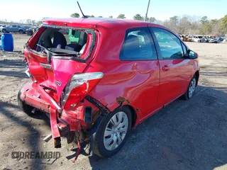 2012 Toyota Yaris L with VIN JTDJTUD33CD505499, listed as a IAAI auction lot 41730414 with 243,672 mi miles. Bid and sale history available at carsss.com. Image 4.