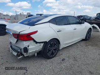 2016 Nissan Maxima 3.5 SV with VIN 1N4AA6APXGC414322, listed as a IAAI auction lot 42061835 with 129,356 mi miles. Bid and sale history available at carsss.com. Image 4.