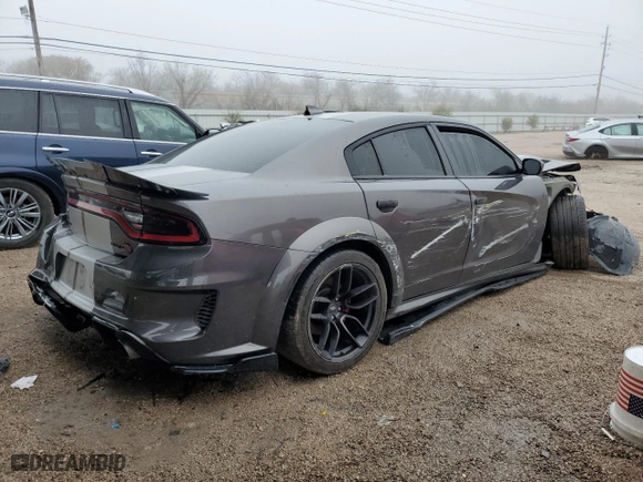 2021 Dodge Charger Scat Pack Widebody with VIN 2C3CDXGJ9MH633949, listed as a Copart auction lot 45138345 with 37,952 mi miles and Clean Title. Bid and sale history available at carsss.com. Image 3.
