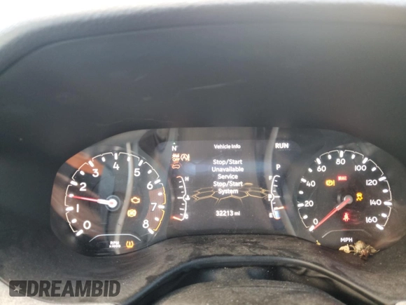 2023 Jeep Compass Latitude with VIN 3C4NJDBN9PT521329, listed as a Copart auction lot 47095775 with 32,213 mi miles and Salvage Title. Bid and sale history available at DreamBid. Image 9.