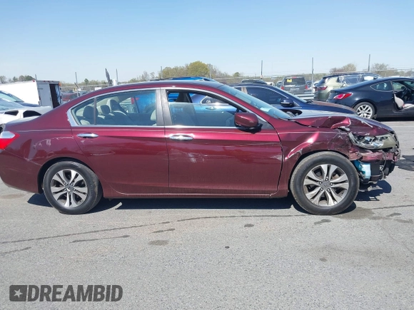 2013 Honda Accord LX z VIN 1HGCR2F39DA140100, wystawiony jako IAAI lot #41872846 z przebiegiem 160 088 mil mil oraz . Historia ofert i sprzedaży dostępna na DreamBid. Obrazek 13.