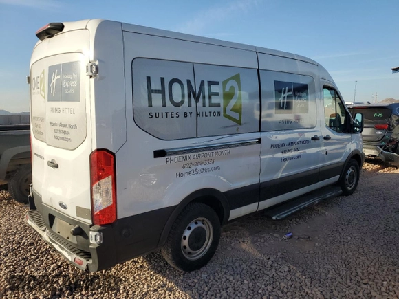 2019 Ford Transit Passenger XL with VIN 1FBZX2CM6KKB43348, listed as a Copart auction lot 87263154 with 172,146 mi miles and Salvage Title. Bid and sale history available at carsss.com. Image 3.