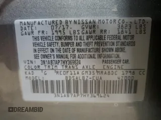 2017 Nissan Sentra S with VIN 3N1AB7AP7HY369624, listed as a Copart auction lot 65365515 with 158,292 mi miles and Clean title. Bid and sale history available at DreamBid. Image 12.