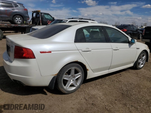 2006 Acura TL with VIN 19UUA66256A803773, listed as a Copart auction lot 55176685 with 286,146 mi miles and Clean Title. Bid and sale history available at carsss.com. Image 3.