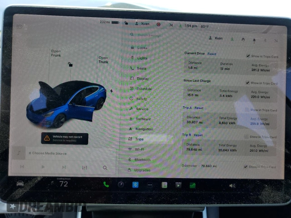 2018 Tesla Model 3 Long Range Battery z VIN 5YJ3E1EA4JF056385, wystawiony jako Copart lot #60174535 z przebiegiem 79 840 mil mil oraz Czysty tytuł • Clean title. Historia ofert i sprzedaży dostępna na DreamBid. Obrazek 9.