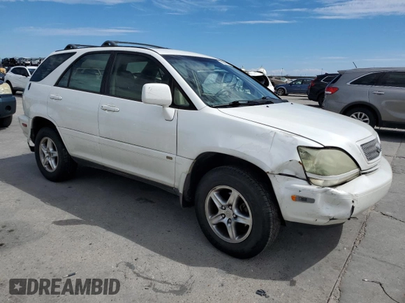 2002 Lexus RX 300 with VIN JTJGF10U620142603, listed as a Copart auction lot 73094344 with 135,347 mi miles and Salvage Title. Bid and sale history available at carsss.com. Image 4.