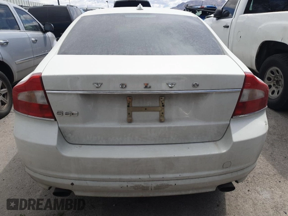 2011 Volvo S80 3.2L with VIN YV1952AS6B1148746, listed as a Copart auction lot 48601615 with 168,386 mi miles and Salvage Title. Bid and sale history available at carsss.com. Image 6.