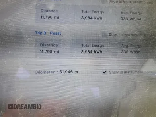 2020 Tesla Model S Long Range with VIN 5YJSA1E20LF415038, listed as a Copart auction lot 48950225 with 61,946 mi miles and Salvage title. Bid and sale history available at DreamBid. Image 9.