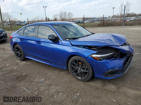 2023 Honda Civic Sport with VIN 2HGFE2F55PH502729, listed as a Copart auction lot 50946685 with Not provided miles and Salvage title. Bid and sale history available at DreamBid. Image 4.