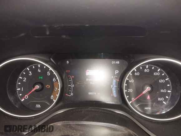 2019 Jeep Compass Latitude z VIN 3C4NJDBB3KT595277, wystawiony jako IAAI lot #42098822 z przebiegiem 68 574 mil mil oraz . Historia ofert i sprzedaży dostępna na DreamBid. Obrazek 7.