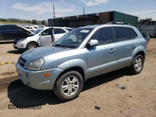 2008 Hyundai Tucson SE with VIN KM8JN72DX8U880462, listed as a Copart auction lot 65831134 with 92,077 mi miles and Salvage Title. Bid and sale history available at carsss.com. Image 1.