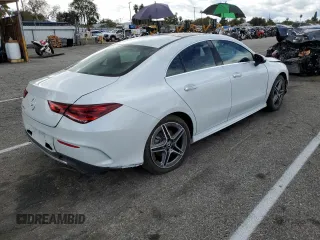 2021 Mercedes-Benz CLA with VIN W1K5J4GB9MN152844, listed as a Copart auction lot 43820873 with 32,514 mi miles. Bid and sale history available at carsss.com. Image 3.