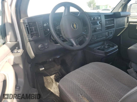 2015 Chevrolet Express Passenger 1LT with VIN 1GAZGYFG4F1173795, listed as a Copart auction lot 64620035 with Not provided miles and Clean title. Bid and sale history available at DreamBid. Image 8.