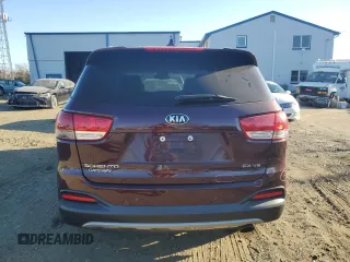 2017 Kia Sorento EX with VIN 5XYPHDA56HG318929, listed as a Copart auction lot 78860544 with 142,983 mi miles and Salvage Title. Bid and sale history available at DreamBid. Image 6.