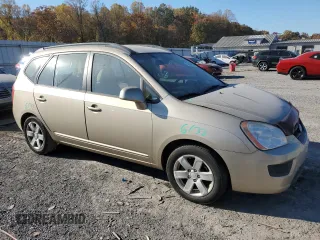 2008 Kia Rondo LX with VIN KNAFG526587163196, listed as a Copart auction lot 76804814 with 185,001 mi miles and Salvage Title. Bid and sale history available at carsss.com. Image 4.