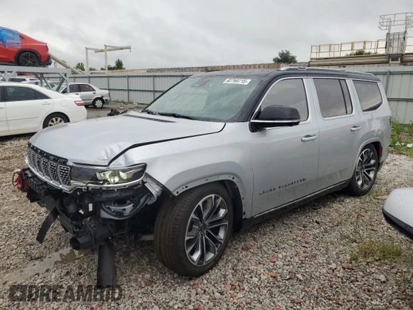 2023 Jeep Grand Wagoneer Series III with VIN 1C4SJVGP8PS514392, listed as a Copart auction lot 62769715 with 3,915 mi miles and Salvage title. Bid and sale history available at DreamBid. Image 1.