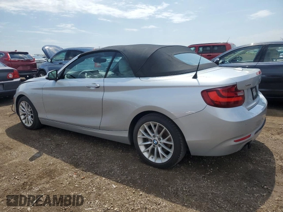 2016 BMW 2 Series 228i xDrive with VIN WBA1L9C54GV324778, listed as a Copart auction lot 53806835 with 51,743 mi miles and Salvage title. Bid and sale history available at DreamBid. Image 2.
