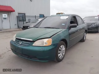 2001 Honda Civic LX with VIN 2HGES16571H570682, listed as a IAAI auction lot 42051409 with 229,962 mi miles. Bid and sale history available at carsss.com. Image 2.
