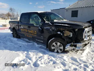 2015 Ford F-150 XLT with VIN 1FTEW1EP3FKD72851, listed as a Copart auction lot 89097885 with 133,151 mi miles and Salvage title. Bid and sale history available at DreamBid. Image 4.