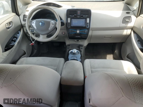 2013 Nissan LEAF SL with VIN 1N4AZ0CP9DC403018, listed as a Copart auction lot 62382065 with 63,497 mi miles and Clean title. Bid and sale history available at DreamBid. Image 8.