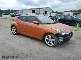 2015 Hyundai Veloster RE:FLEX with VIN KMHTC6AD8FU235946, listed as a Copart auction lot 53929235 with 143,526 mi miles and Clean Title. Bid and sale history available at carsss.com. Image 4.