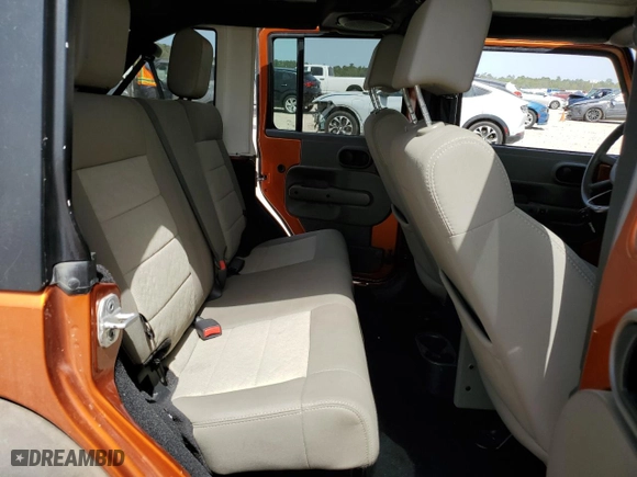 2010 Jeep Wrangler Unlimited Sport with VIN 1J4BA3H10AL223539, listed as a Copart auction lot 49852195 with 108,157 mi miles and Salvage Title. Bid and sale history available at carsss.com. Image 12.