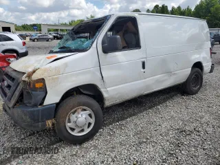 2008 Ford Econoline Cargo Commercial with VIN 1FTNE14W58DB57586, listed as a Copart auction lot 62695615 with Not provided miles and Salvage title. Bid and sale history available at DreamBid. Image 1.